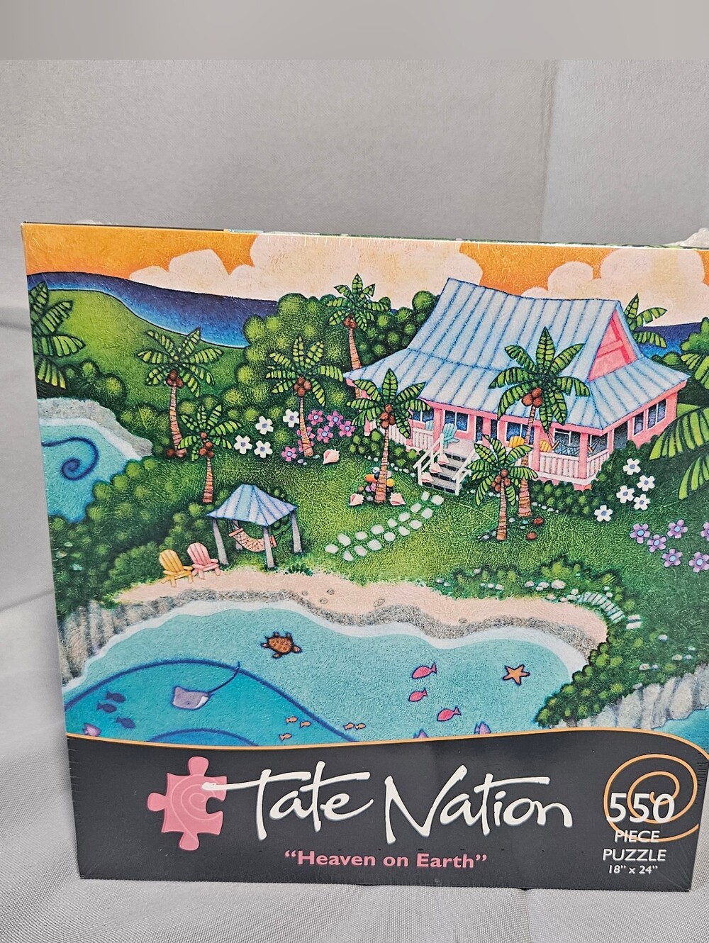 Tate Nation Heaven on Earth 550 Piece Jigsaw Charleston SC Colorful Puzzle